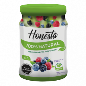 Mermelada berries en frasco - caja de 12 frascos - 370g c/u - Honesta