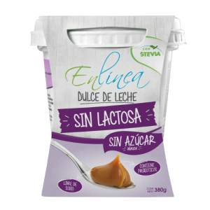 Dulce de leche sin lactosa - caja de 12 potes - 380g c/u - En Línea