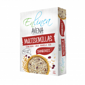 Avena multisemilla cranberries – caja de 11 paquetes – En línea