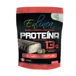 Barra de proteína coco – caja de 15 paquetes (5 barras c/u) – En línea