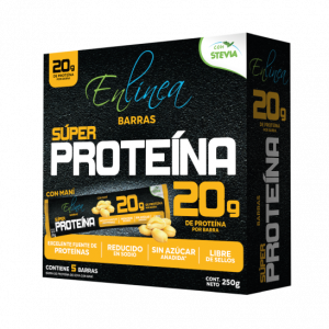 Barra super proteína maní – caja de 15 paquetes (5 barras c/u) – En línea