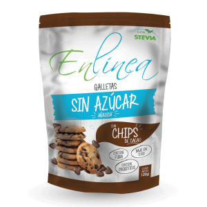 Galleta chips chocolate - caja 15 paquetes - 120g c/u - En Línea