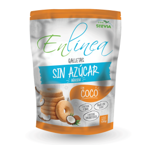 Galleta de coco - caja 15 paquetes - 120g c/u - En Línea