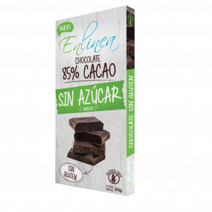 Barra de chocolate 85% cacao – caja de 18 paquetes – En línea