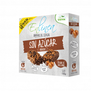 Barra de cereal crema de avellana – caja de 15 paquetes (6 barras c/u) – En línea
