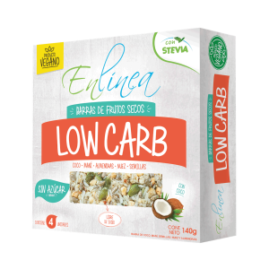 Bar low carb coco – caja de 15 paquetes (4 barras c/u) – En línea