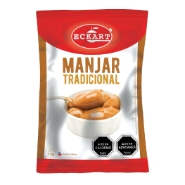 Dulce de leche (manjar) - caja de 8 paquetes - 1000g c/u - ECKART