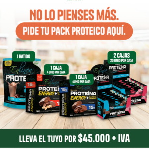 Pack Proteico Power: 48 Barritas + 1 Batido de Proteinas